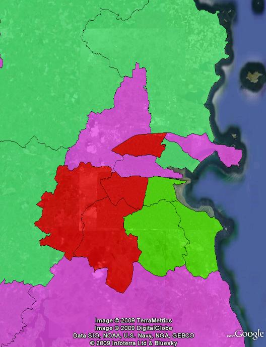 2008 referendum results in Dublin.