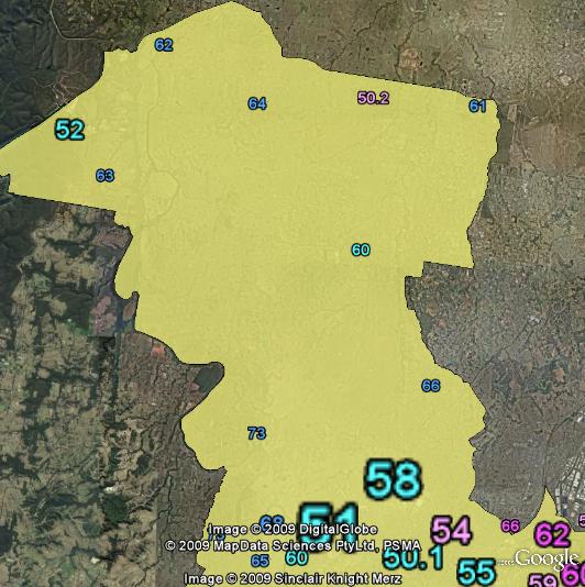 Polling booths in northern parts of Macarthur.