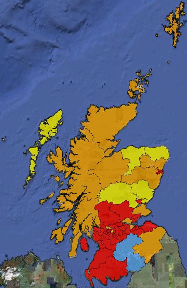 Results of the 2005 House of Commons election in Scotland.