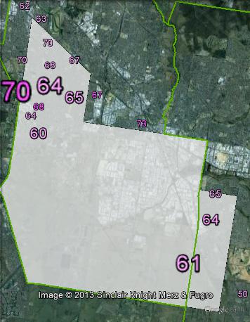 Labor two-party-preferred votes in Lyndhurst at the 2010 state election.