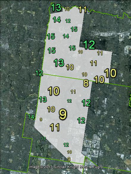 Greens primary votes in Chisholm at the 2010 federal election.