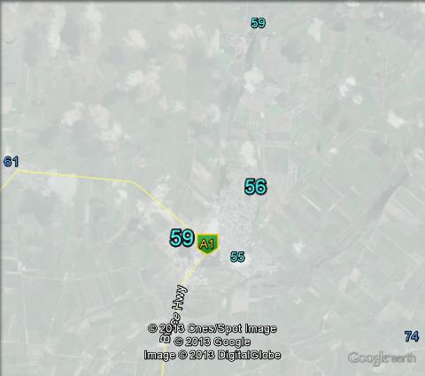 Two-party-preferred votes in Ayr at the 2010 federal election.