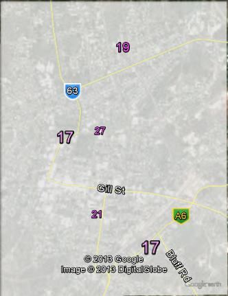 Labor primary votes in the Charters Towers part of Kennedy at the 2010 federal election.