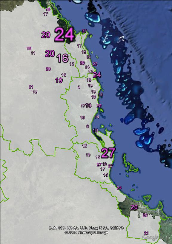 Labor primary votes in the east of Kennedy at the 2010 federal election.