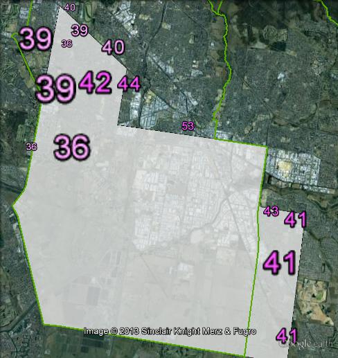 Labor primary votes at the 2013 Lyndhurst by-election.