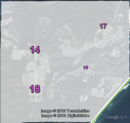 Labor primary votes in the Laurieton part of Lyne at the 2010 federal election.