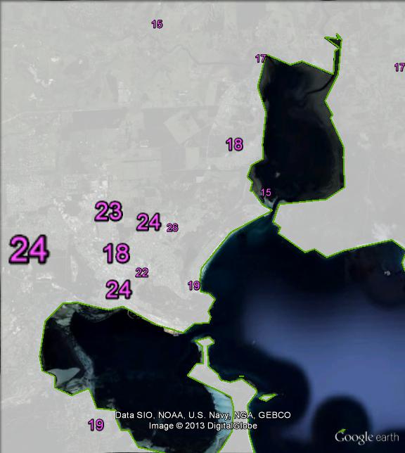 Labor primary votes in the Albany part of O'Connor at the 2010 federal election.