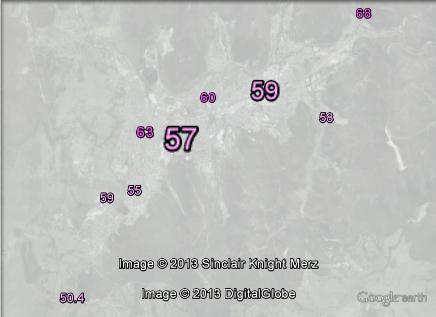 Two-party-preferred votes in Lithgow at the 2010 federal election.