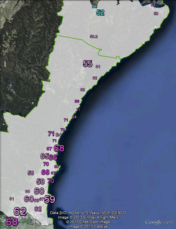 Two-party-preferred votes in Cunningham at the 2010 federal election.