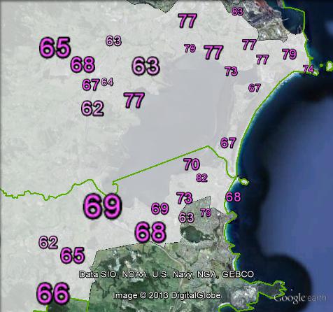 Two-party-preferred votes in those parts of Throsby around Shellharbour and Port Kembla at the 2010 federal election.