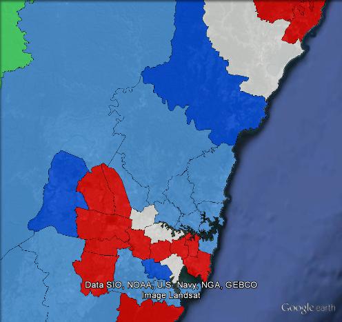 Results of the 2013 federal election in the Greater Sydney area, including the Central Coast.