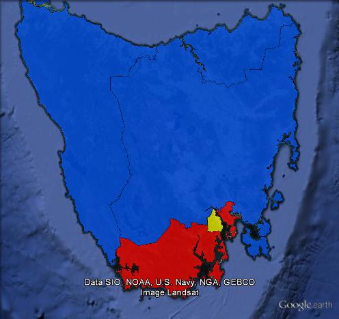 Results of the 2013 federal election in Tasmania.