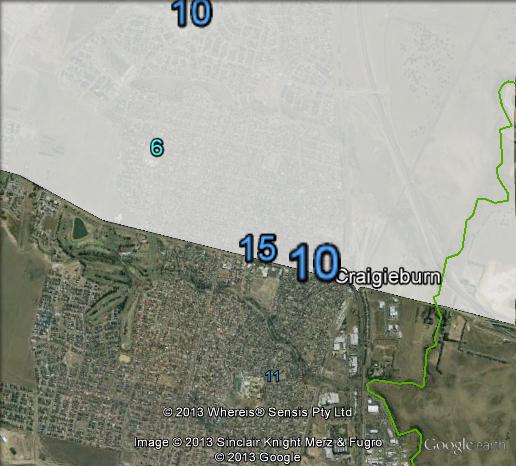 Two-party-preferred swings in Craigieburn at the 2013 federal election.