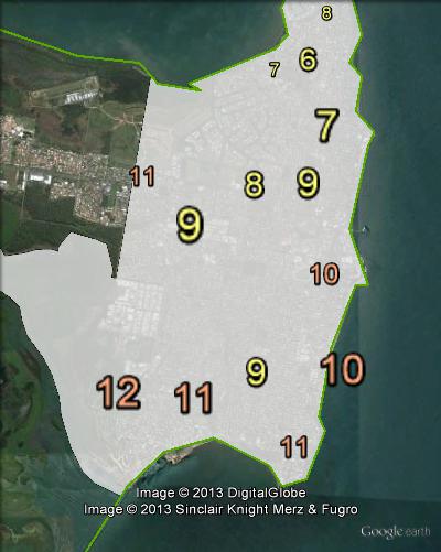 KAP primary votes in Redcliffe at the 2012 Queensland state election.