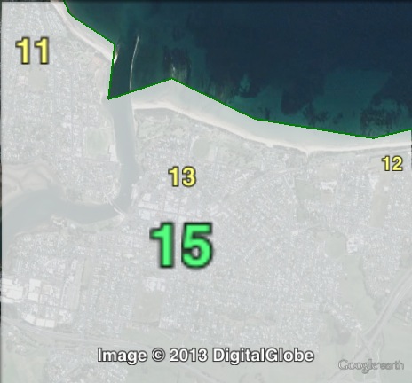 Greens primary votes in Ulverstone at the 2010 state election.