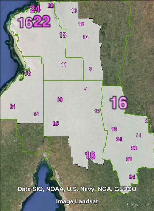 Labor primary votes in Frome at the 2010 state election.