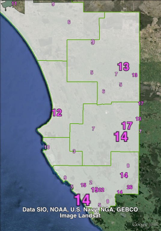 Labor primary votes in MacKillop at the 2010 state election.