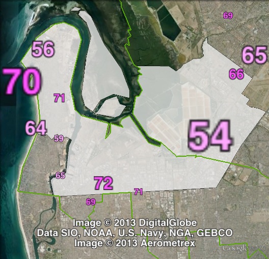 Two-party-preferred votes in Port Adelaide at the 2010 state election.