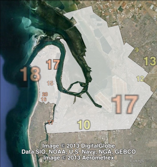 Primary votes for independent candidate Sue Lawrie at the 2012 Port Adelaide by-election.