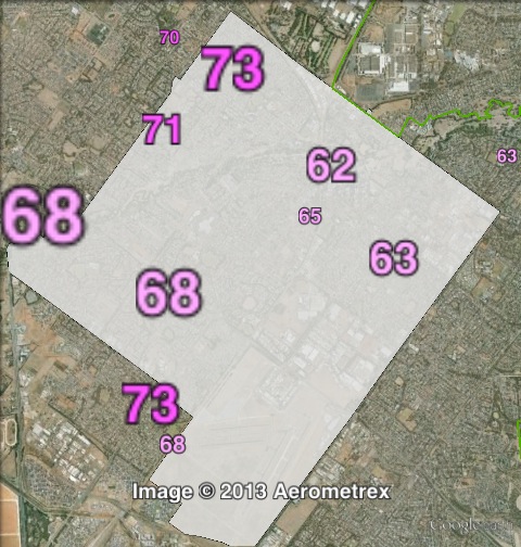 Two-party-preferred votes in Ramsay at the 2010 state election.