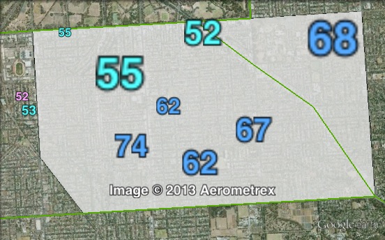 Two-party-preferred votes in Unley at the 2010 state election.