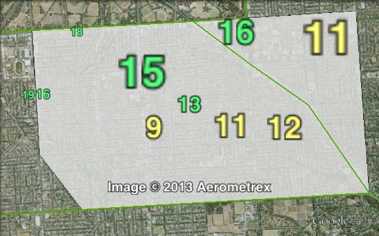 Greens primary votes in Unley at the 2010 state election.