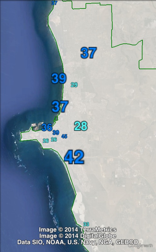 Liberal Senate votes in Geraldton at the 2013 federal election.