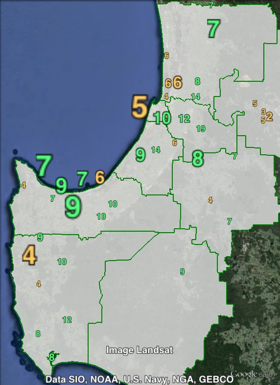 Nationals Senate votes in Forrest at the 2013 federal election.