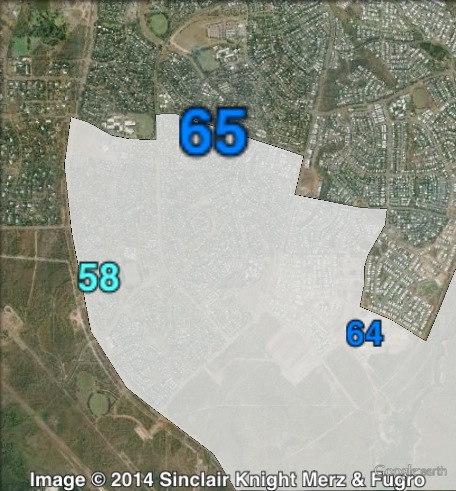 Two-party-preferred votes in Blain at the 2012 Northern Territory election.