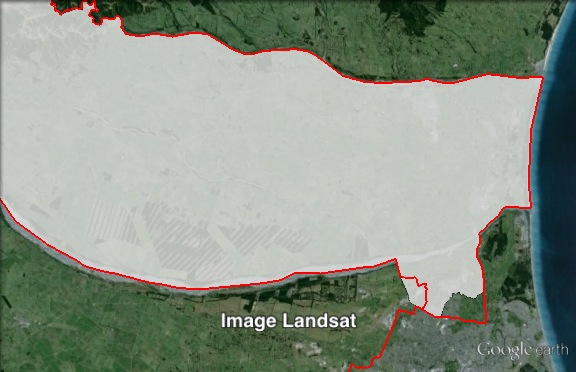 Map of Waimakariri’s 2011 and 2014 boundaries. 2011 boundaries marked as red lines, 2014 boundaries marked as white area. Click to enlarge.