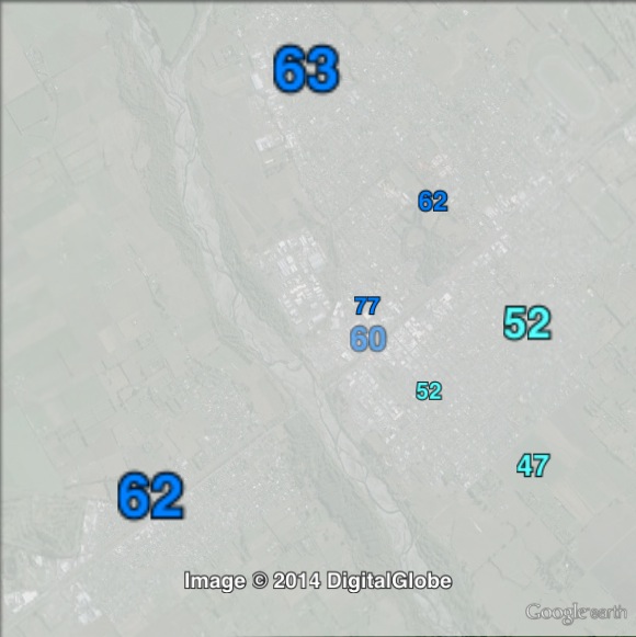 National party votes in Ashburton at the 2011 general election.