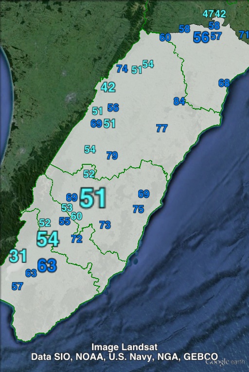 National party votes in Wairarapa at the 2011 general election.