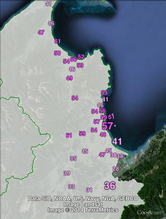 Labour candidate votes in the Tasman area at the 2011 general election.