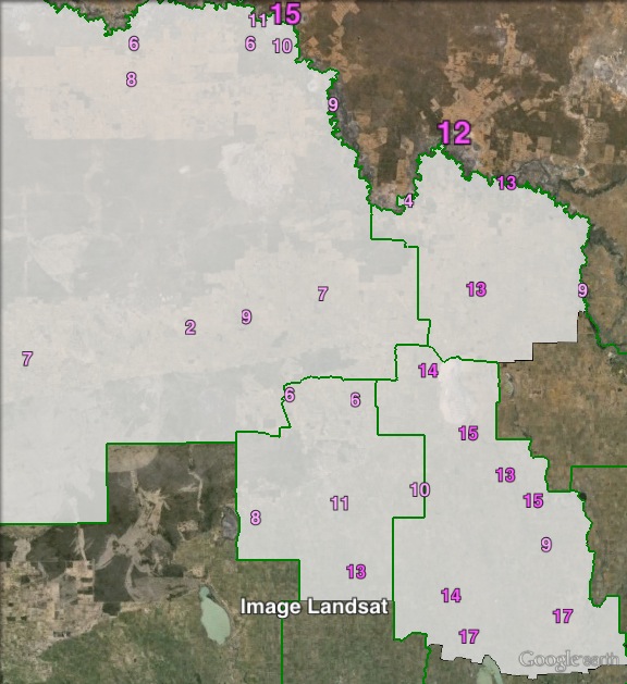 Labor primary votes in Mildura at the 2010 Victorian state election.