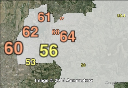 Two-candidate-preferred votes in Fisher at the 2014 South Australian state election.