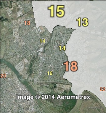 Katter's Australian Party primary votes in the Rockhampton part of Keppel at the 2012 Queensland state election.