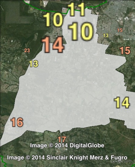 Katter's Australian Party primary votes in Logan at the 2012 Queensland state election.