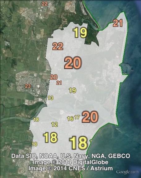 Katter's Australian Party primary votes in Mackay at the 2012 Queensland state election.