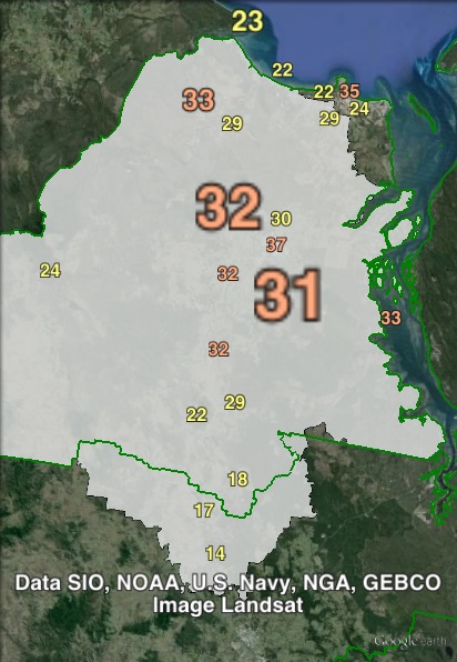 Primary votes for independent MP Chris Foley in Maryborough at the 2012 Queensland state election.