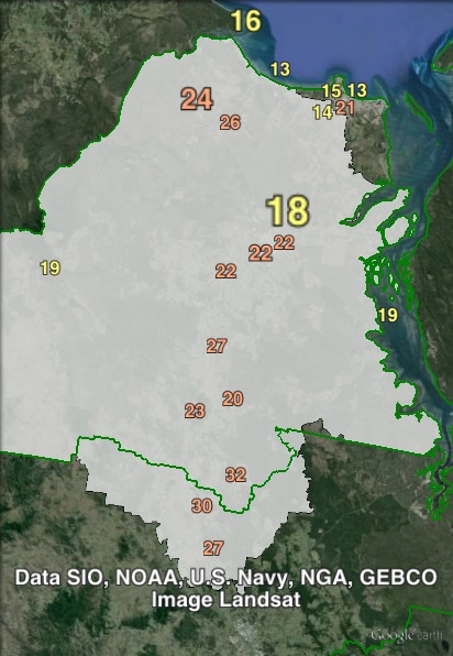 Katter's Australian Party primary votes in Maryborough at the 2012 Queensland state election.