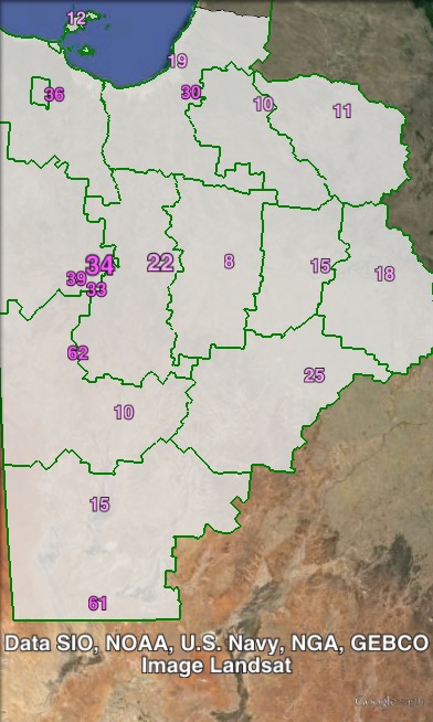 Labor primary votes in Mount Isa at the 2012 Queensland state election.