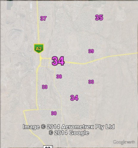 Labor primary votes in the Mount Isa urban area at the 2012 Queensland state election.