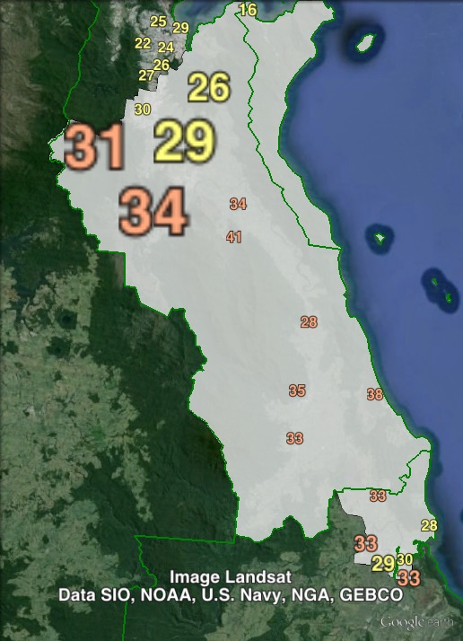 Katter's Australian Party primary votes in Mulgrave at the 2012 Queensland state election.