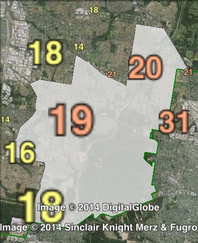 Primary votes for independent candidate David Forde in Stretton at the 2012 Queensland state election.