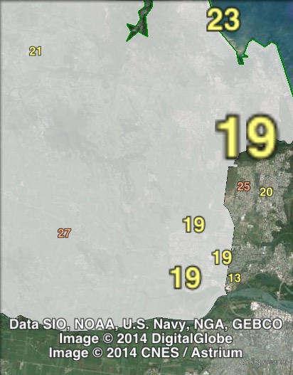 Katter's Australian Party primary votes in the Mackay part of Whitsunday at the 2012 Queensland state election.