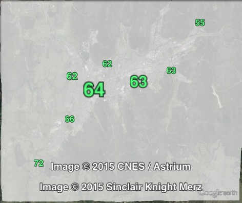 Two-party-preferred votes in the city of Lithgow at the 2011 NSW state election.
