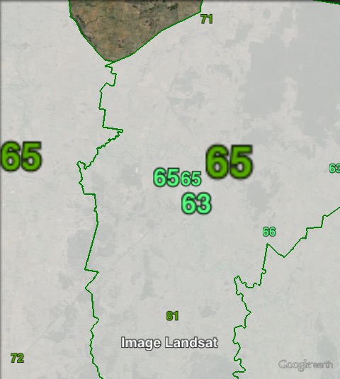 Two-candidate-preferred votes (Nationals vs Fardell) in Dubbo at the 2011 NSW state election.