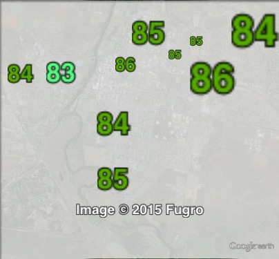 Two-party-preferred votes in the Dubbo urban area at the 2011 NSW state election.