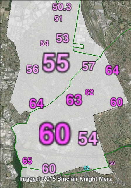 Two-party-preferred votes in Lakemba at the 2011 NSW state election.