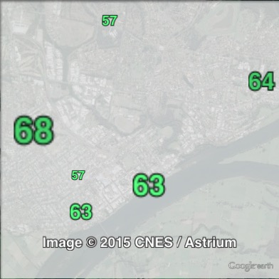 Nationals primary votes in Taree at the 2011 NSW state election.
